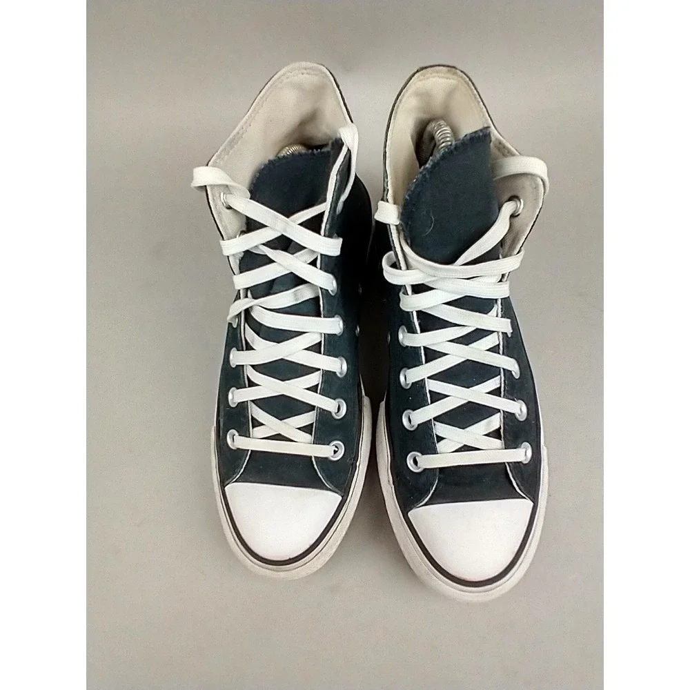 Converse Chuck Taylor All Star Platform High Top Black Sneakers Womens 8.5 - Picture 10 of 14